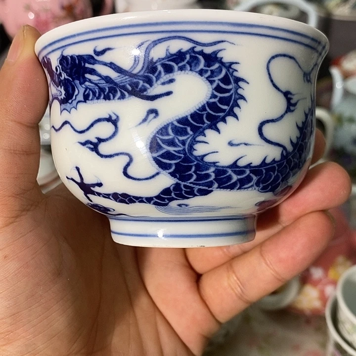 摆件景德镇陶瓷主人杯1344