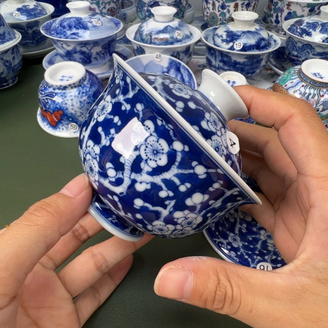 景德镇纯手工纯手绘茶具木木4