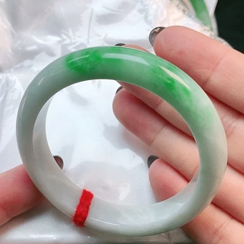 未镶嵌手镯翡翠正圈2502