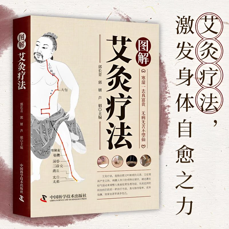 图解艾灸疗法中医适宜技术操作入门官方正版书籍中医中医学书籍