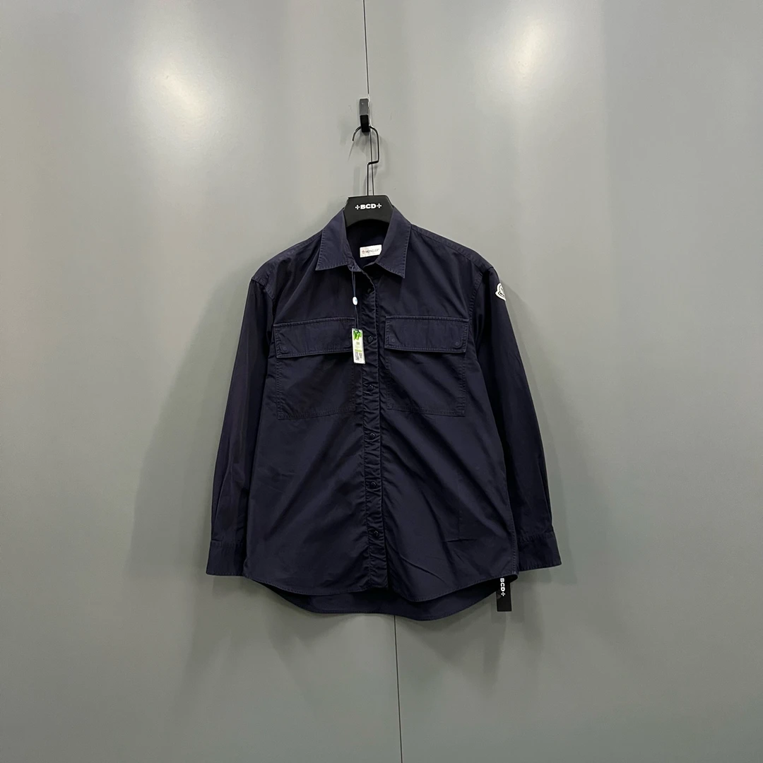 99新 MONCLER tt15 蒙口 藏青色徽标外套 38码/98新/207703