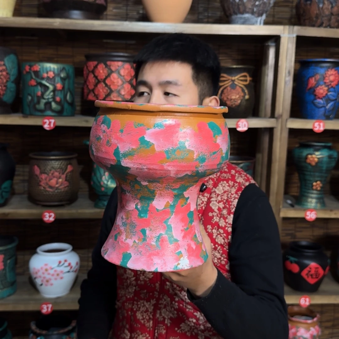 带孔高端浮雕花盆炸炸炸炸