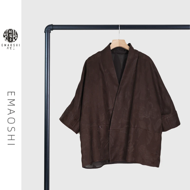 【大苏苏臻选】夏季紫色双面提花斜襟薄款女士萝开衫短款上身披衣女