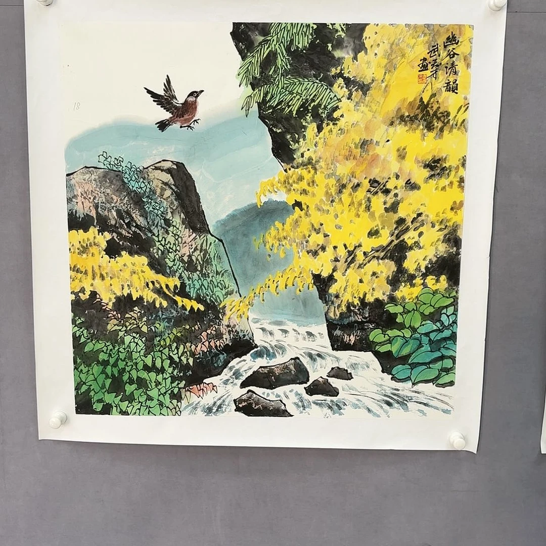 国画亲笔手绘原创