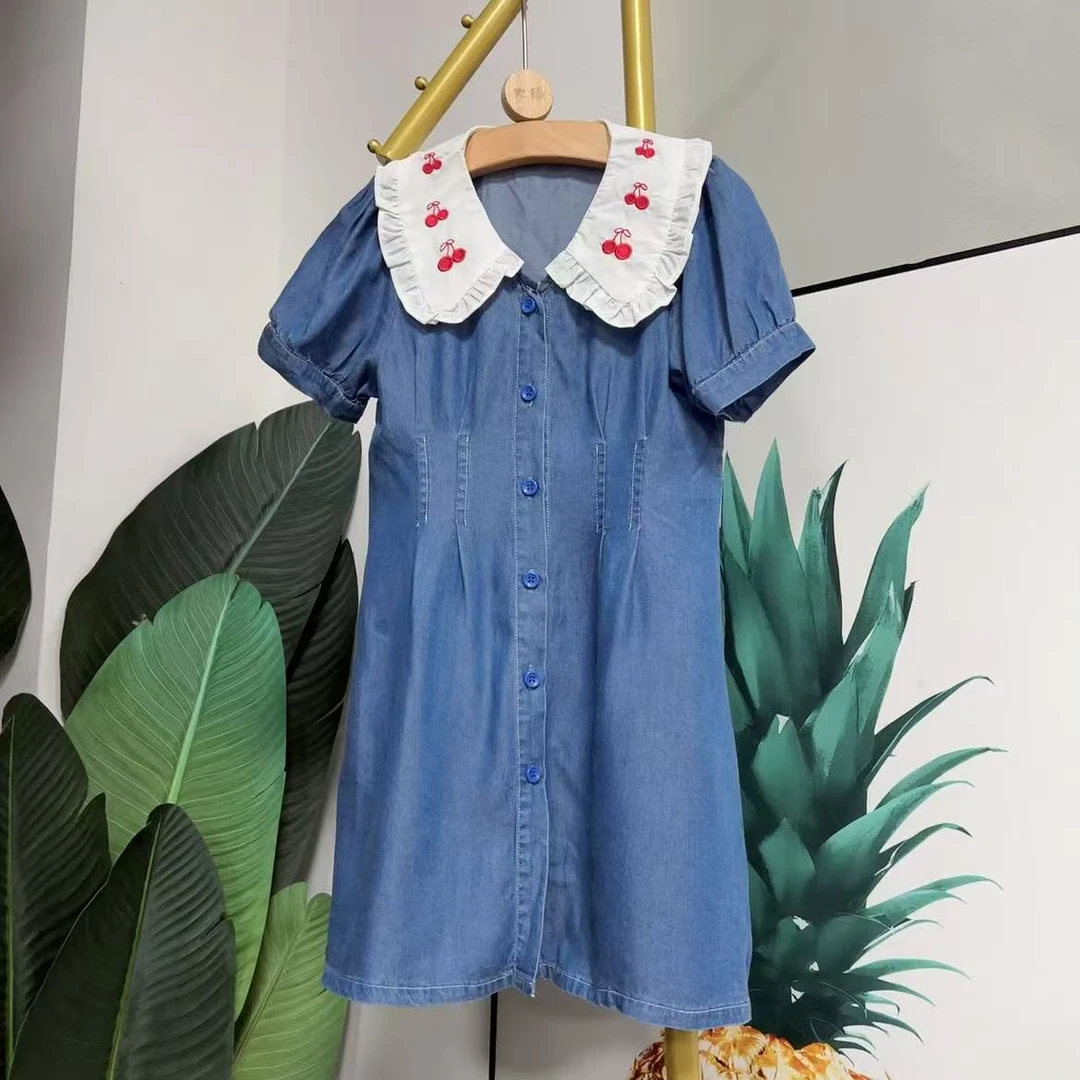 XH 大庆仓【其】W222221086女童洋气夏款连衣裙 （库位V7）