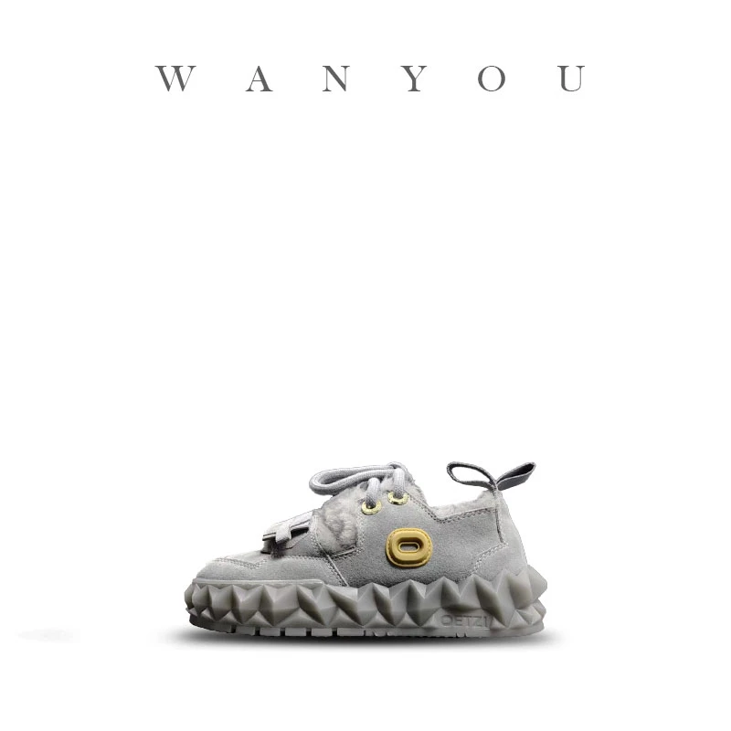 A519-小众鞋子低帮女鞋板鞋拼色老爹鞋布鞋休闲板鞋系带-YP-501