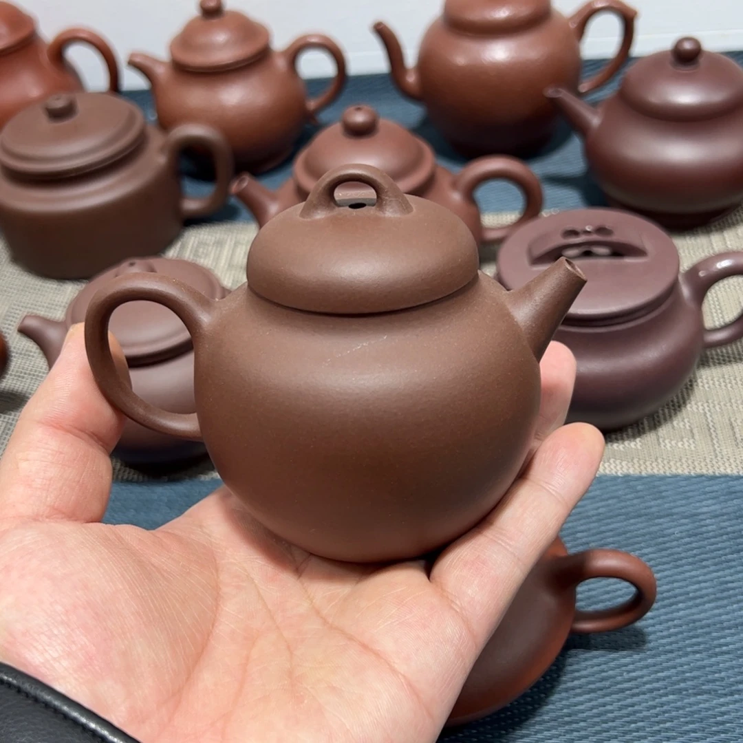 紫砂茶壶健健康康平平安安