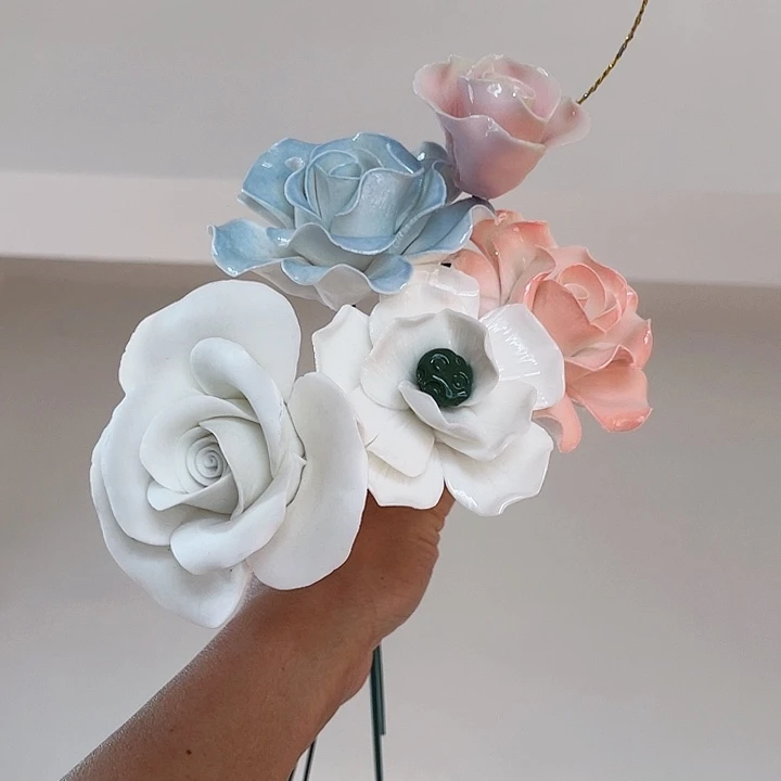 陶摆件瑕疵断片列开介意勿拍，拍退退拉黑