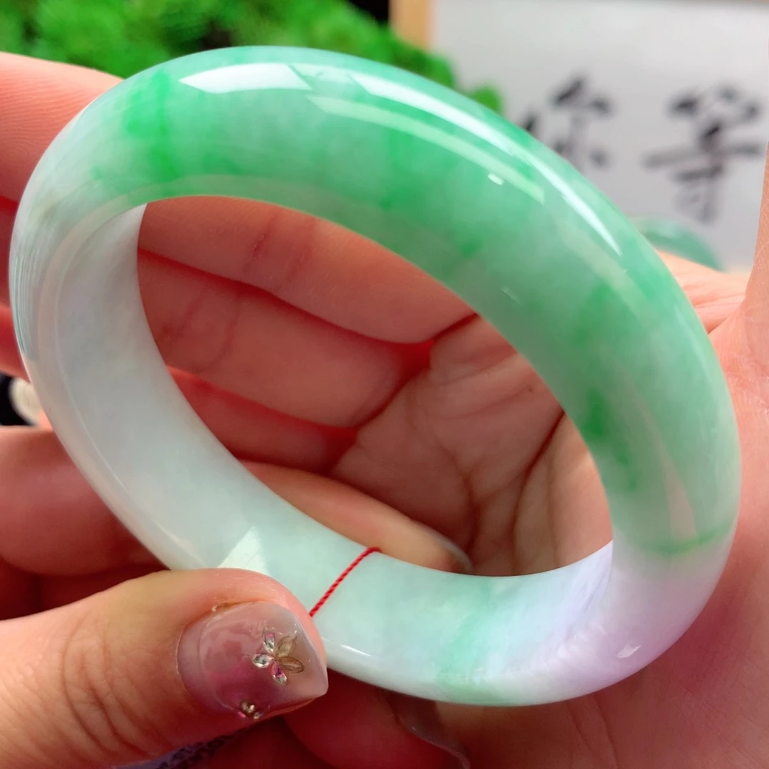 未镶嵌手镯翡翠缅甸57.8圈口