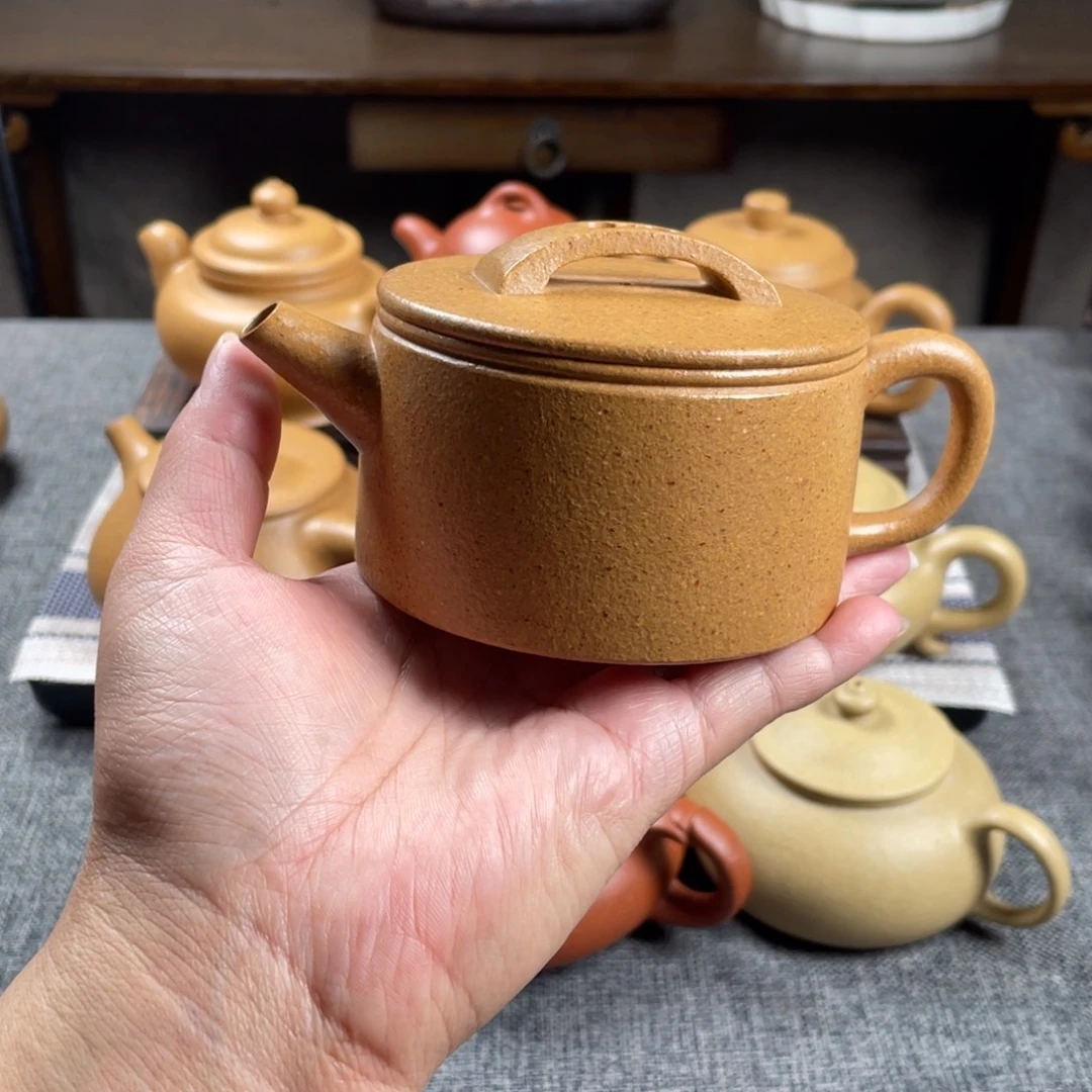 茶壶紫砂黄金段汉瓦全手30目200