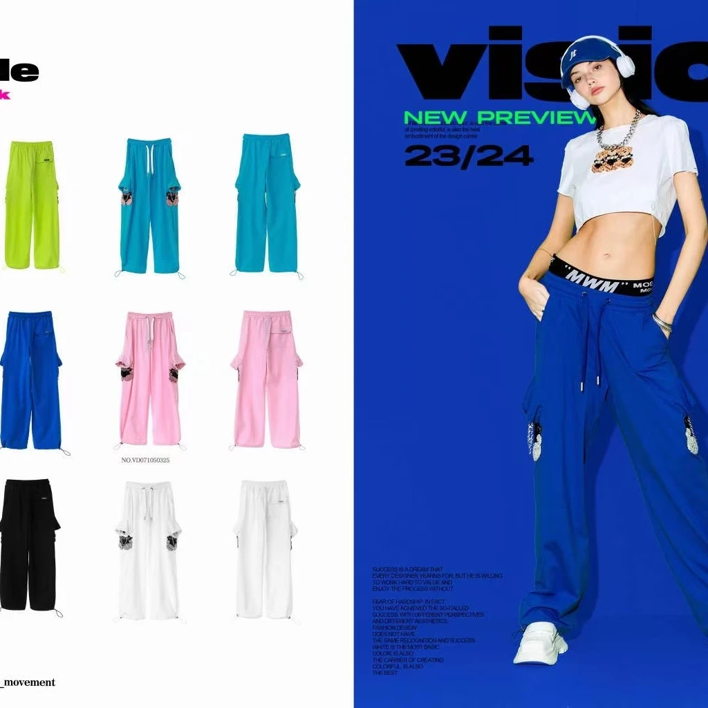 OOXOO-VD 小熊长裤男女同款