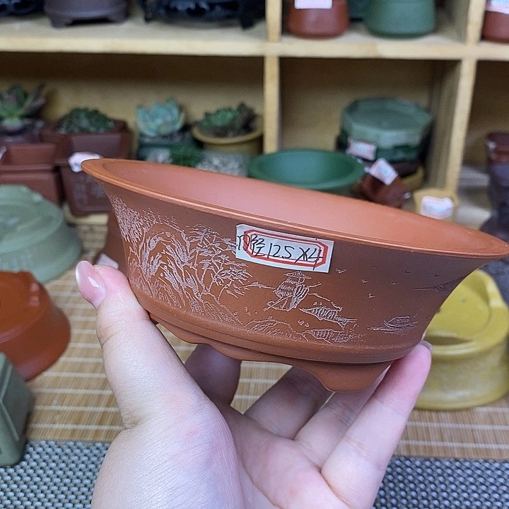 宜兴紫砂精品花盆