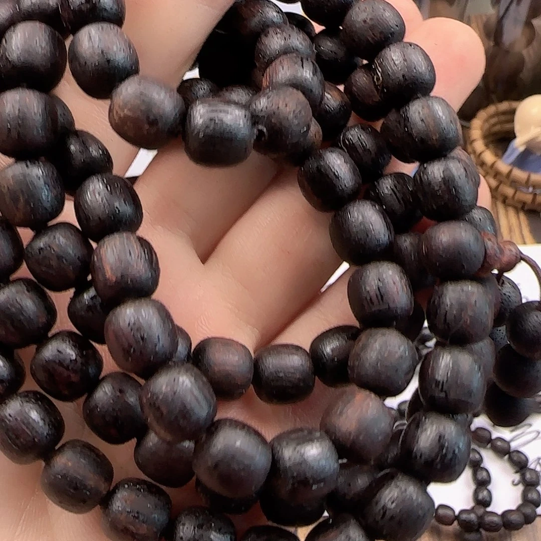 降真香手串/手链8/8#108紫棋酒花香多圈