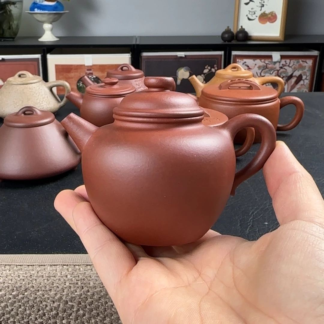 茶壶紫砂微瑕圈纽
