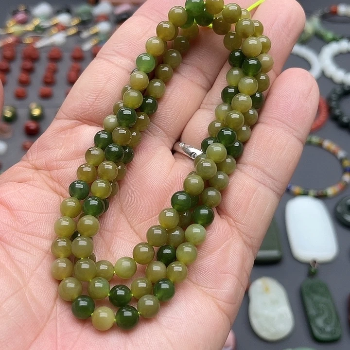 颈饰未镶嵌和田玉6mm