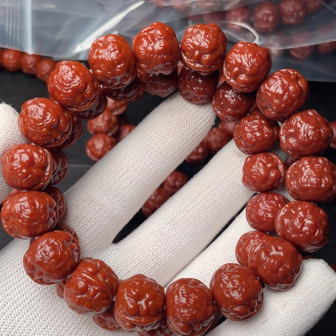 新***家猴头核桃手串蟾王