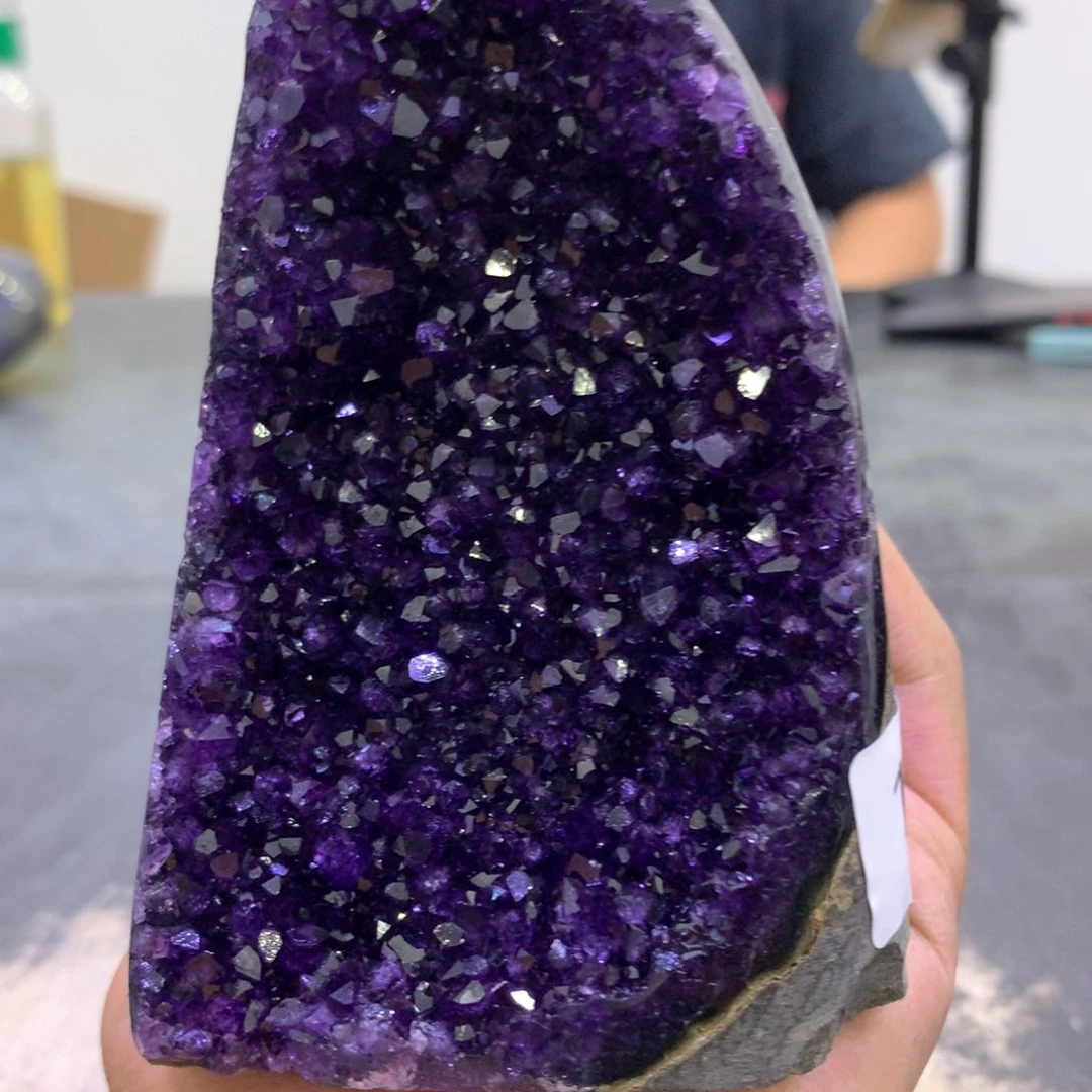 水晶珠宝半成品未镶嵌紫晶187