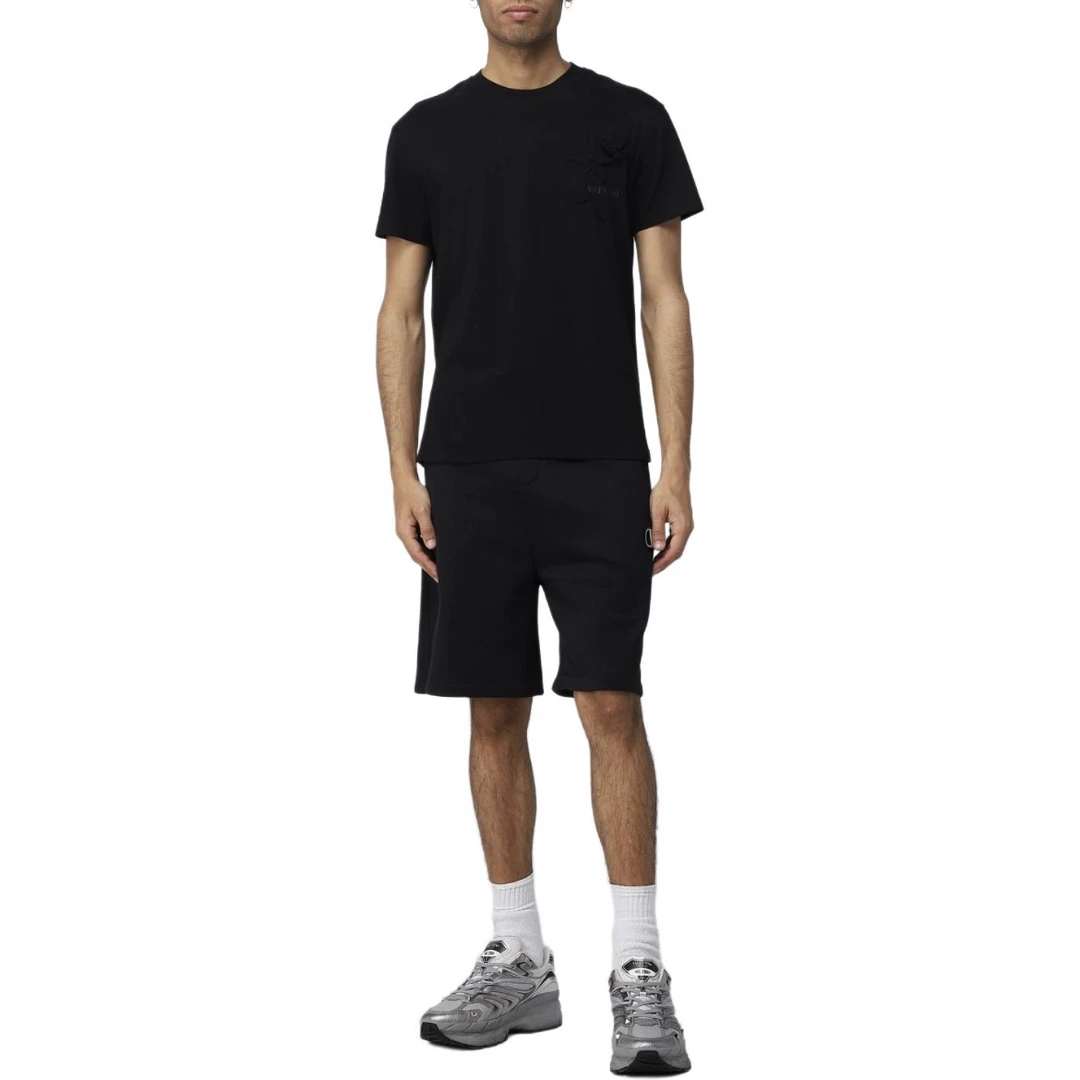 全新未使用 Valentino/华伦天奴 4077/SS23 黑色Logo印花短袖/XL