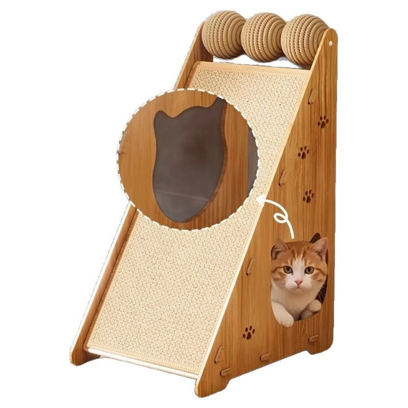 猫咪不掉屑猫抓板磨爪贴墙垫神器耐抓窝耐磨猫爪板剑麻立式