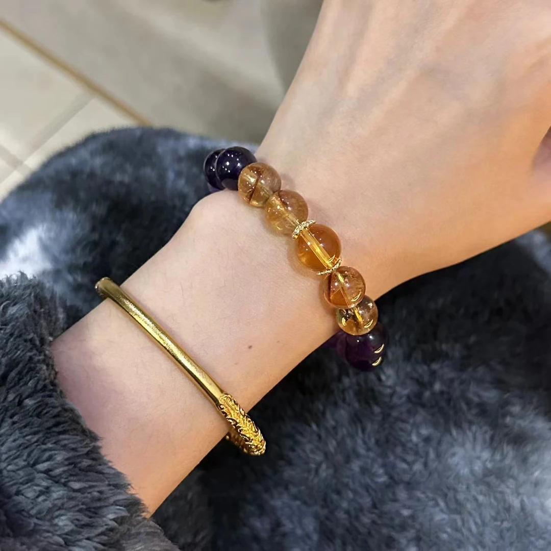 铜合金手链 原创设计撞色手串-4503