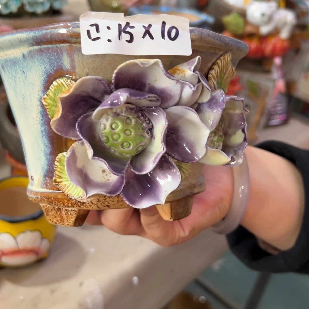 花盆，拍满20发货，退款拉黑