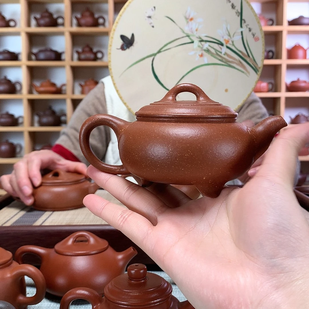 紫砂茶壶生**瓜紫砂壶手工制作