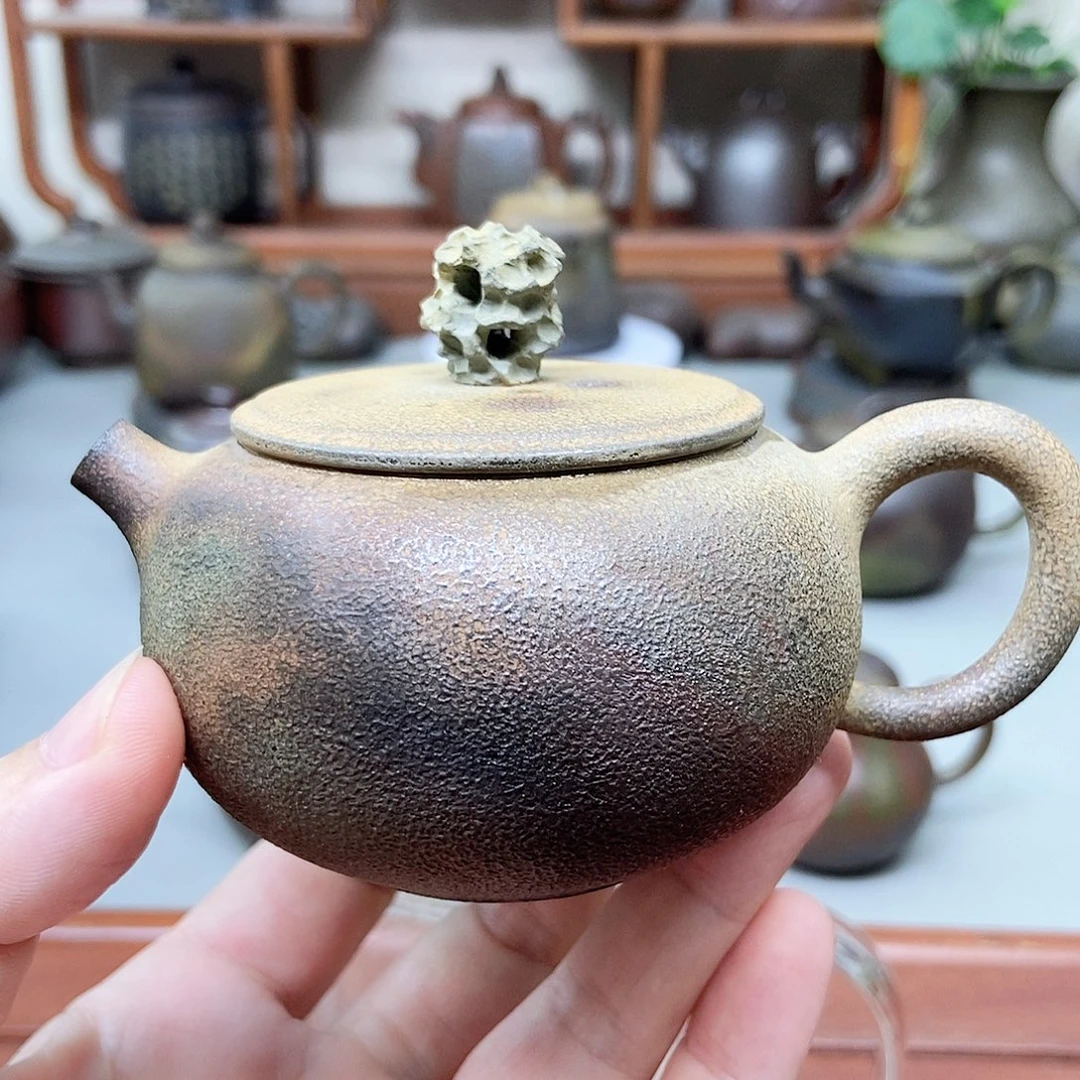 钦州坭兴陶柴烧壶