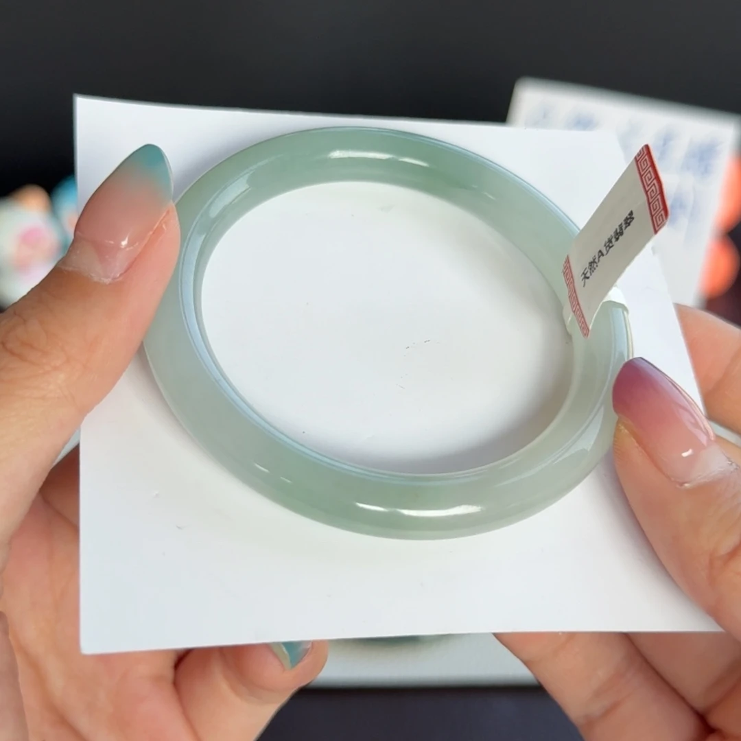 翡翠未镶嵌手镯31号 54.2