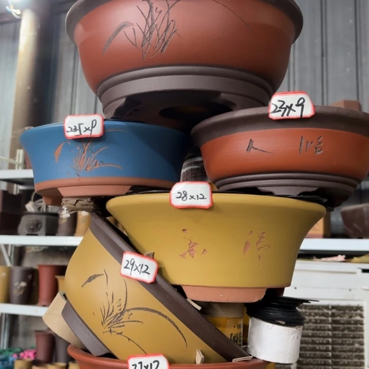 花盆紫砂100-6。