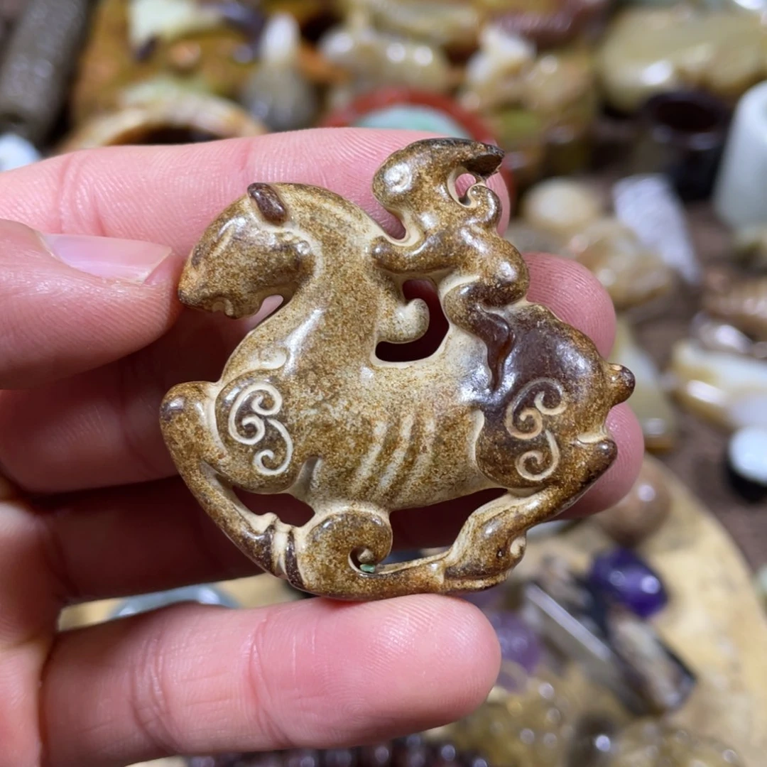 和田玉吊坠(不含链)未镶嵌