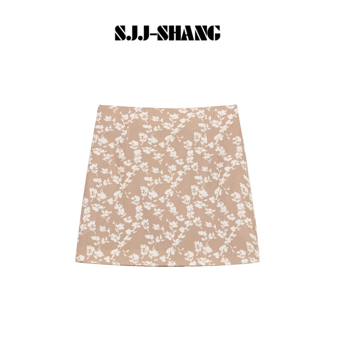SJJ-SHANG【芬芬碎花】25ss新品印花舒适亲肤设计感半身裙q134431p