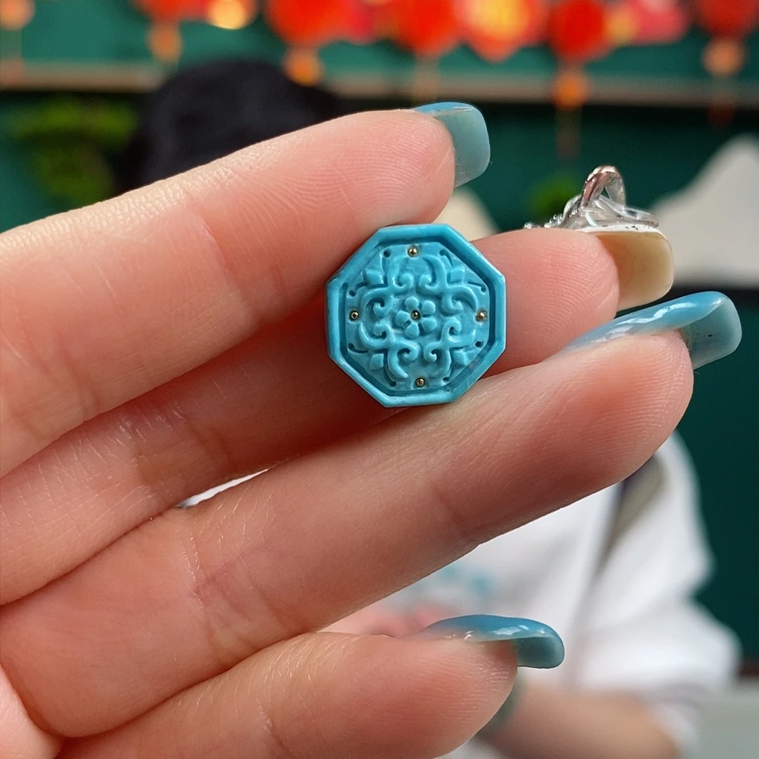 绿松石珠宝奇石未镶嵌