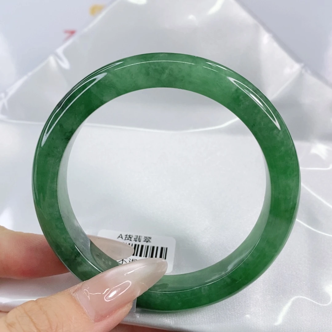 翡翠手镯未镶嵌55.4冰冰