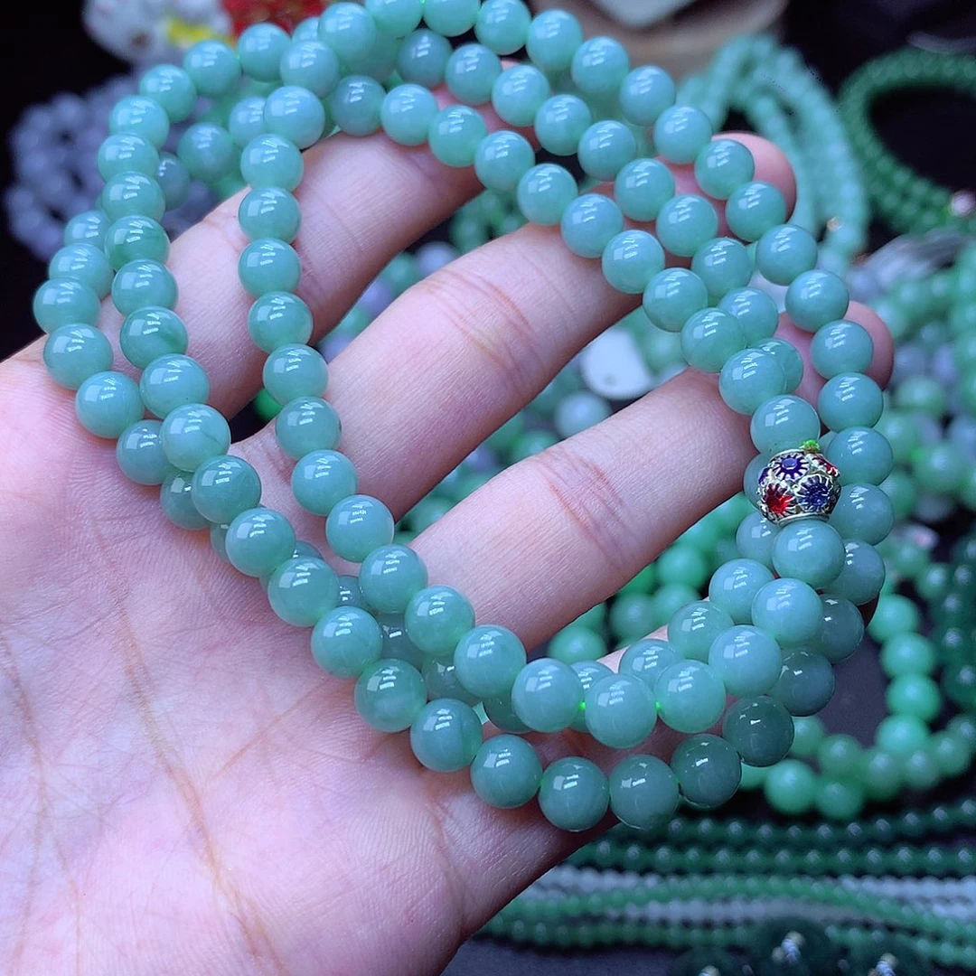 翡翠毛衣链未镶嵌卡7