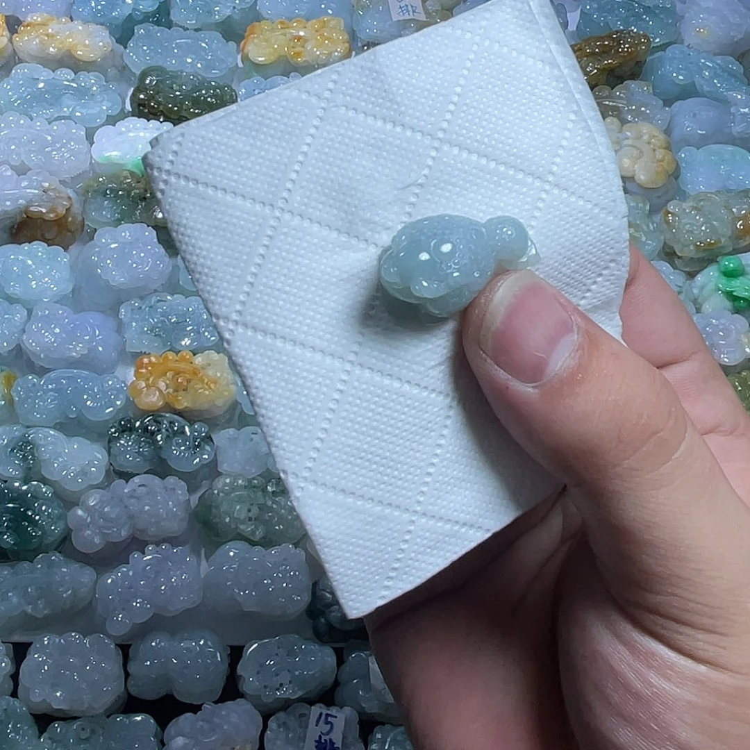 翡翠未镶嵌颈饰天然