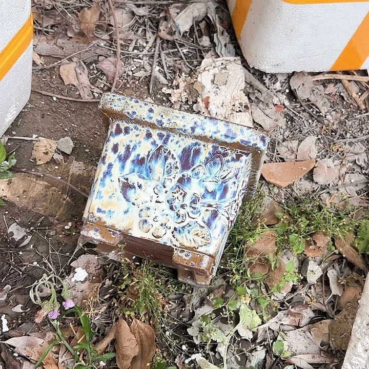 紫砂花盆次品次品次品两个