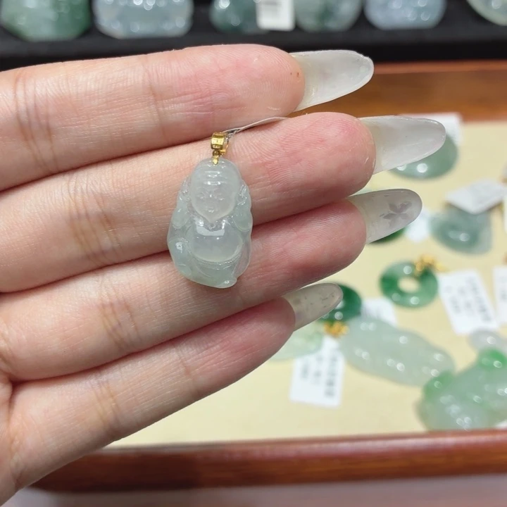 颈饰未镶嵌翡翠天然缅甸a货