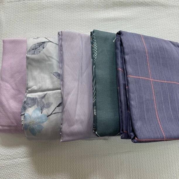 958 品牌订单  莱赛尔天丝床单三件套（床单+枕套）花色随机