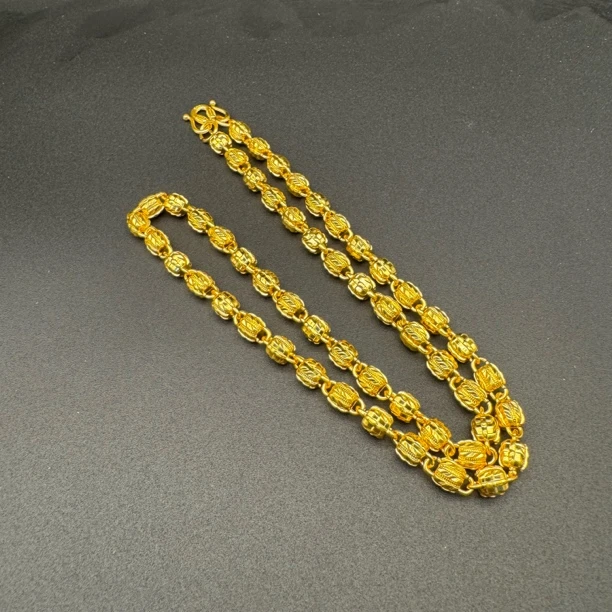 JFL20115霸气南瓜珠项链