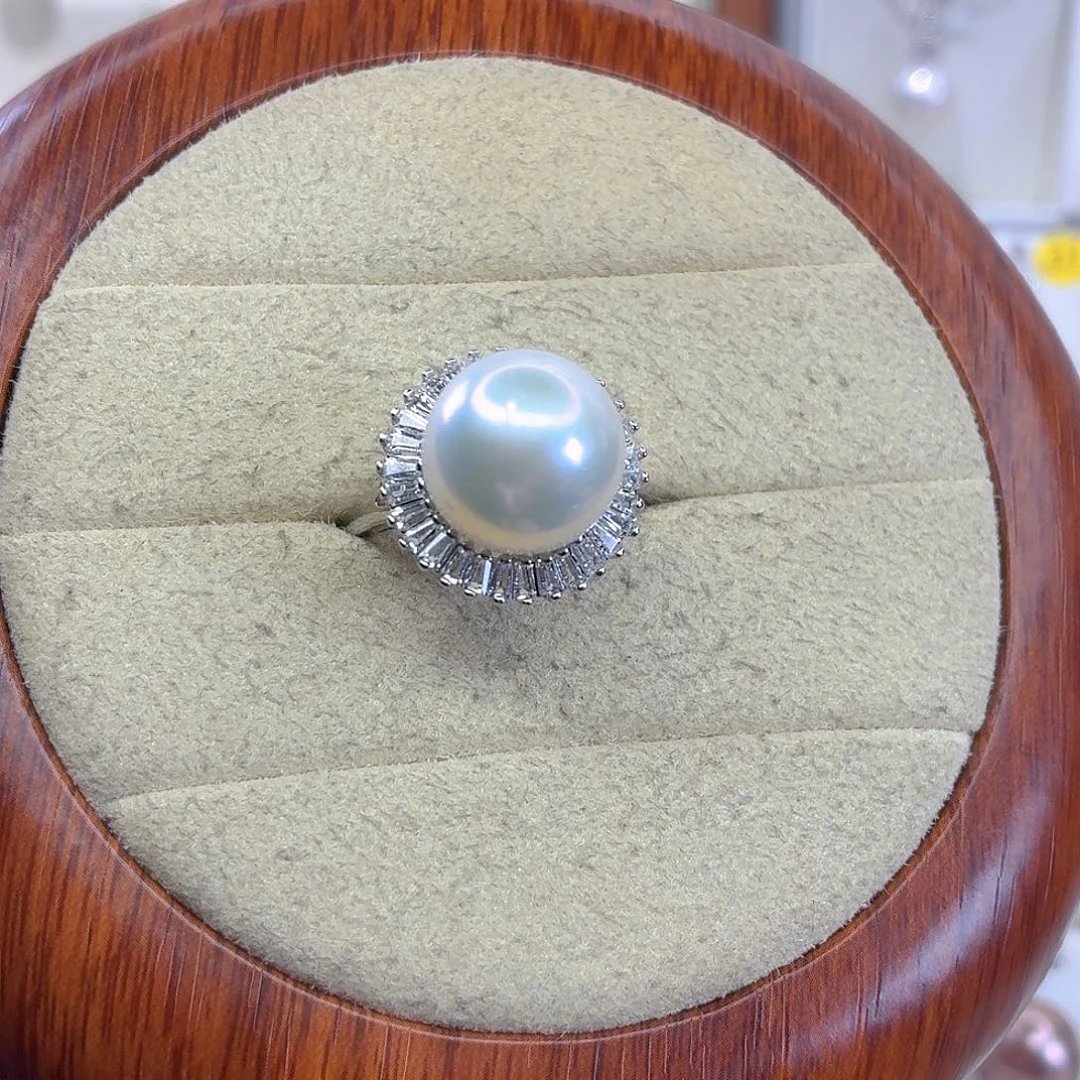 淡水珍珠戒指合金F