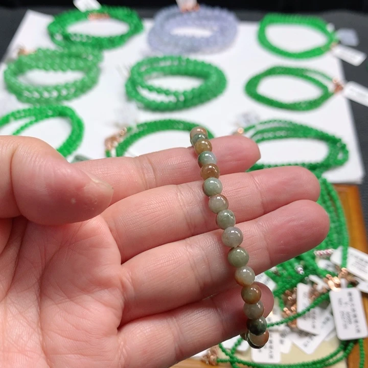 翡翠未镶嵌手链翡翠