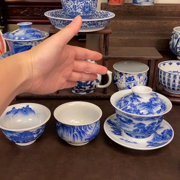 嘉***牧景德镇陶瓷手工手绘