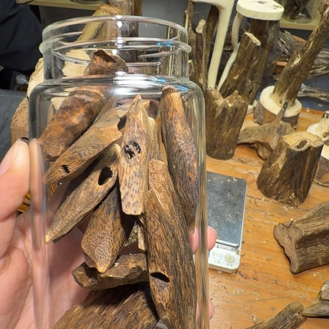 不***行棋楠沉香白奇块料60k