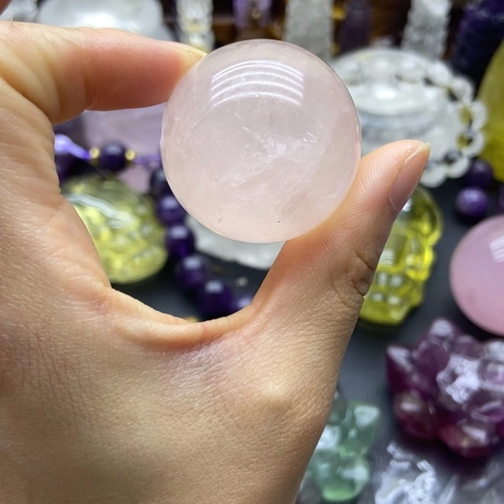 水晶珠宝半成品未镶嵌摆件