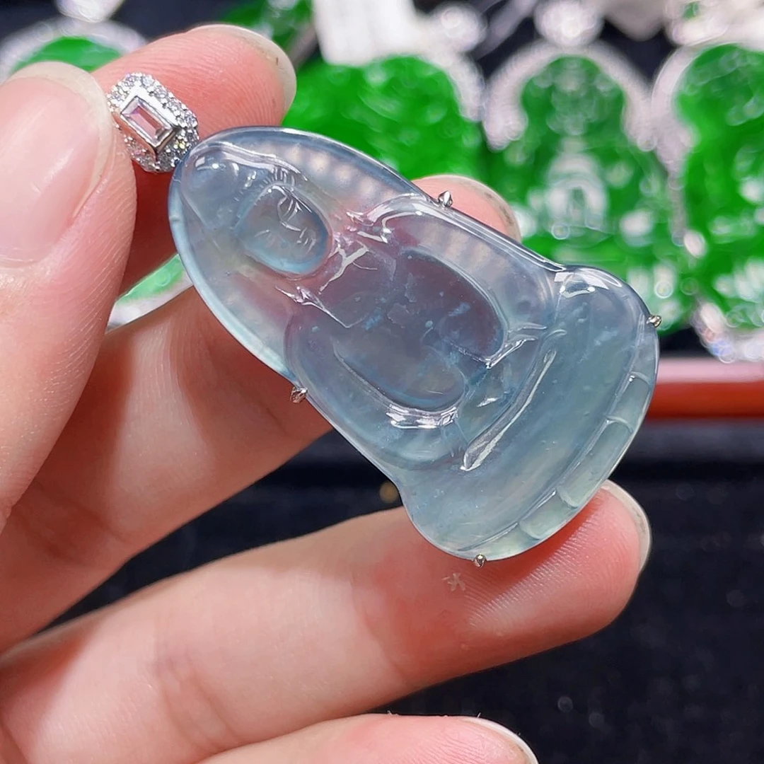 翡翠未镶嵌颈饰7，