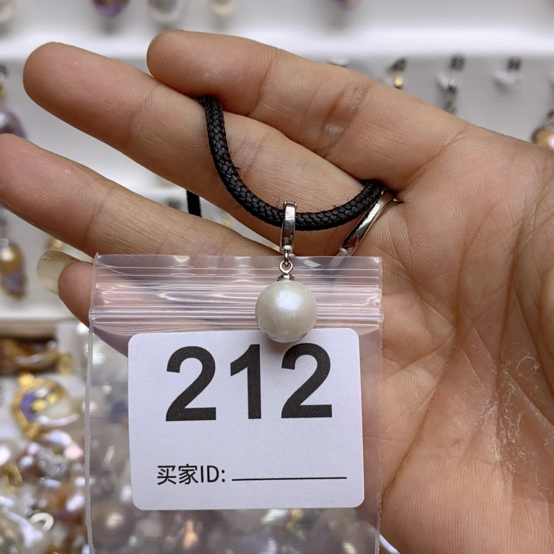 淡水珍珠颈饰银S925镶嵌212