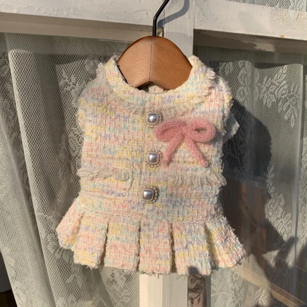 m&m千金风小香裙子马尔济斯比熊