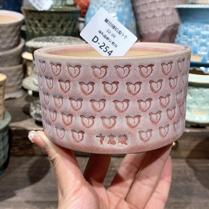 七里烧花盆2-9-254口径9