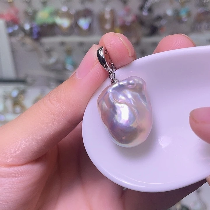 颈饰合金淡水珍珠21
