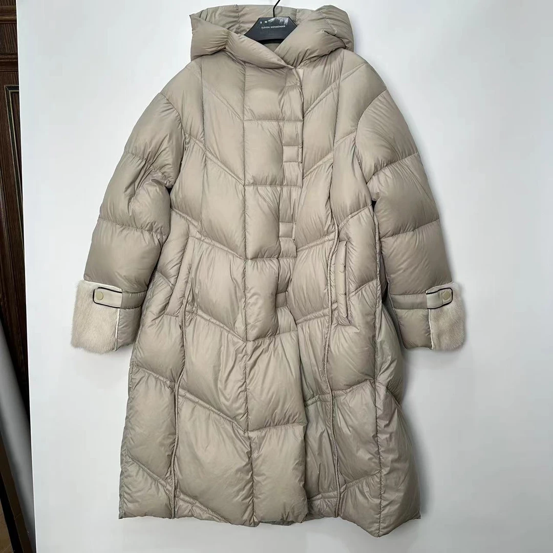 HERDERS 米灰色羽绒服女外套 237870